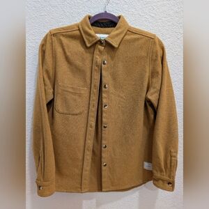 Anian Modern Melton Boiled Wool Shirt Jacket